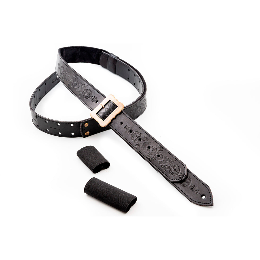 Right On Straps LEGEND BM BOHEMIAN VEGAN Black Guitar Strap