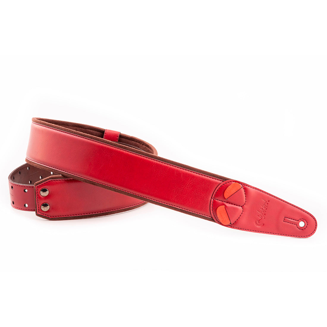 Right On Straps MOJO Charm Red Guitar Strap