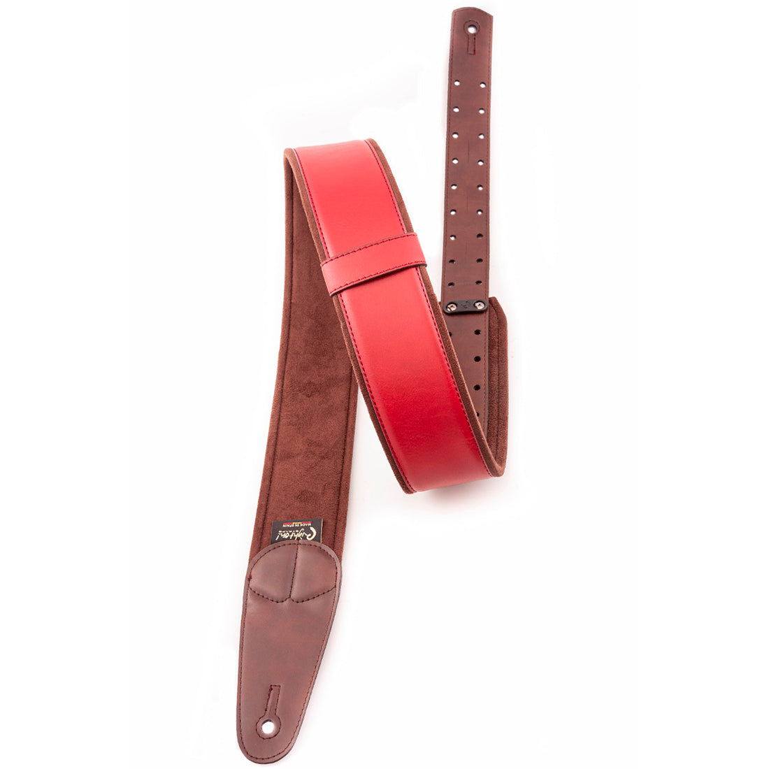 Right On Straps MOJO Charm Red Guitar Strap