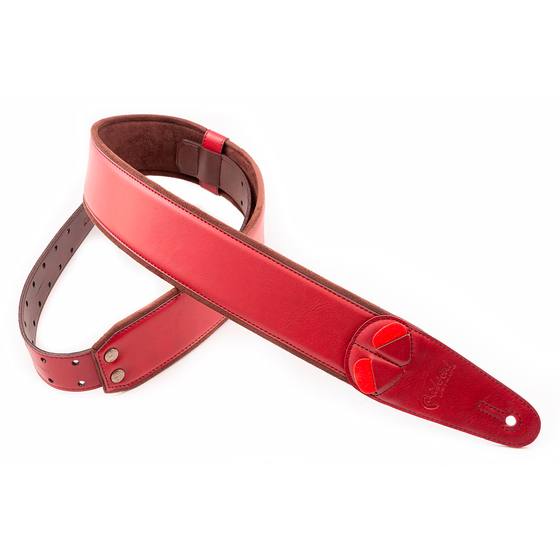 Right On Straps MOJO Charm Red Guitar Strap