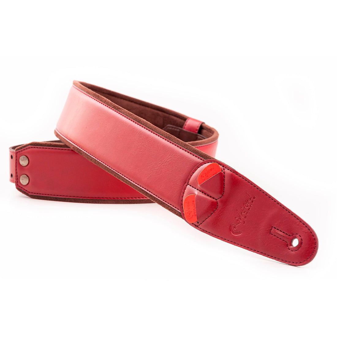 Right On Straps MOJO Charm Red Guitar Strap