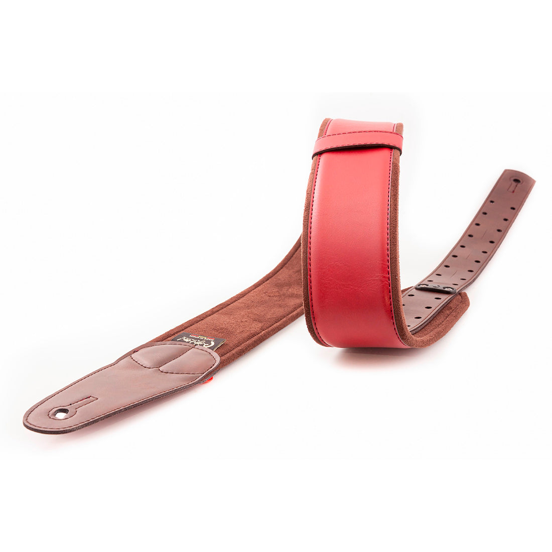 Right On Straps MOJO Charm Red Guitar Strap