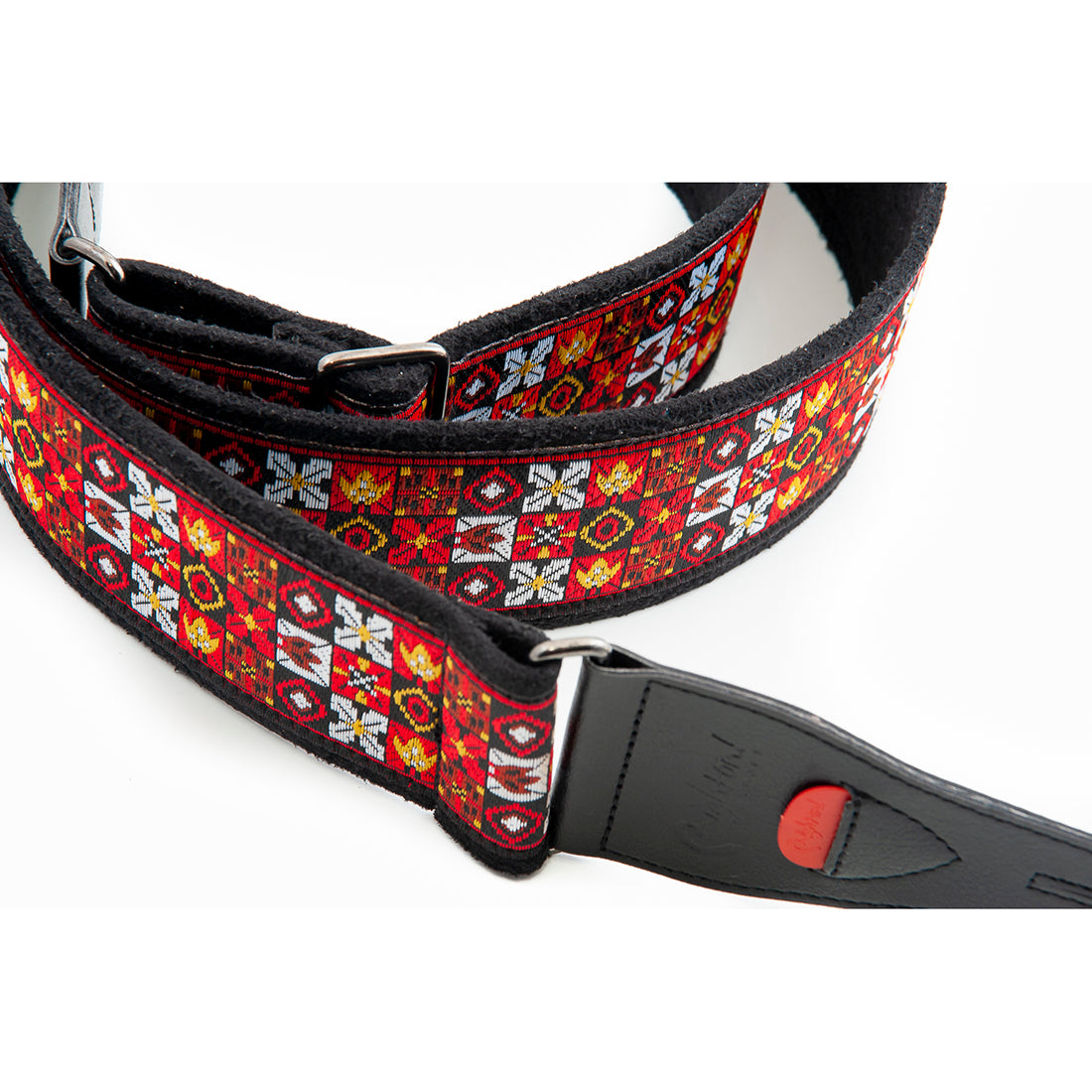 Right On Straps STANDARD PLUS Hendrix Red Guitar Strap