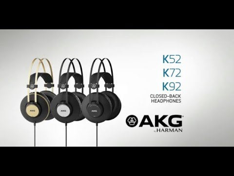 AKG K-52 Closed-Back Studio Headphones