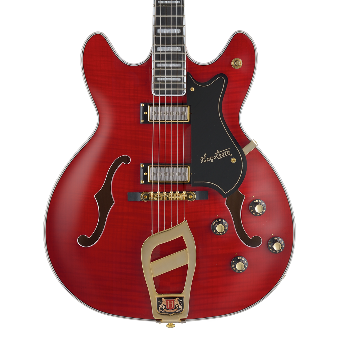 Hagstrom Viking II 67 Wild Cherry with C55 Case