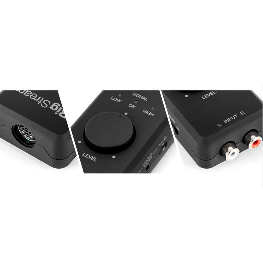 iRig Stream Streaming Audio Interface for iPhone iPad Mac and PC