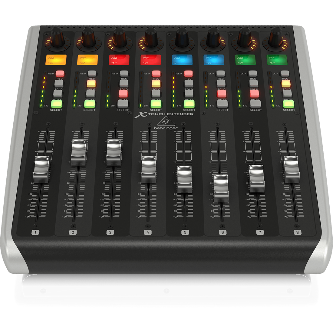 Behringer X-Touch Extender with 8 Touch-Sensitive Motor Faders & Ethernet/USB Interfaces