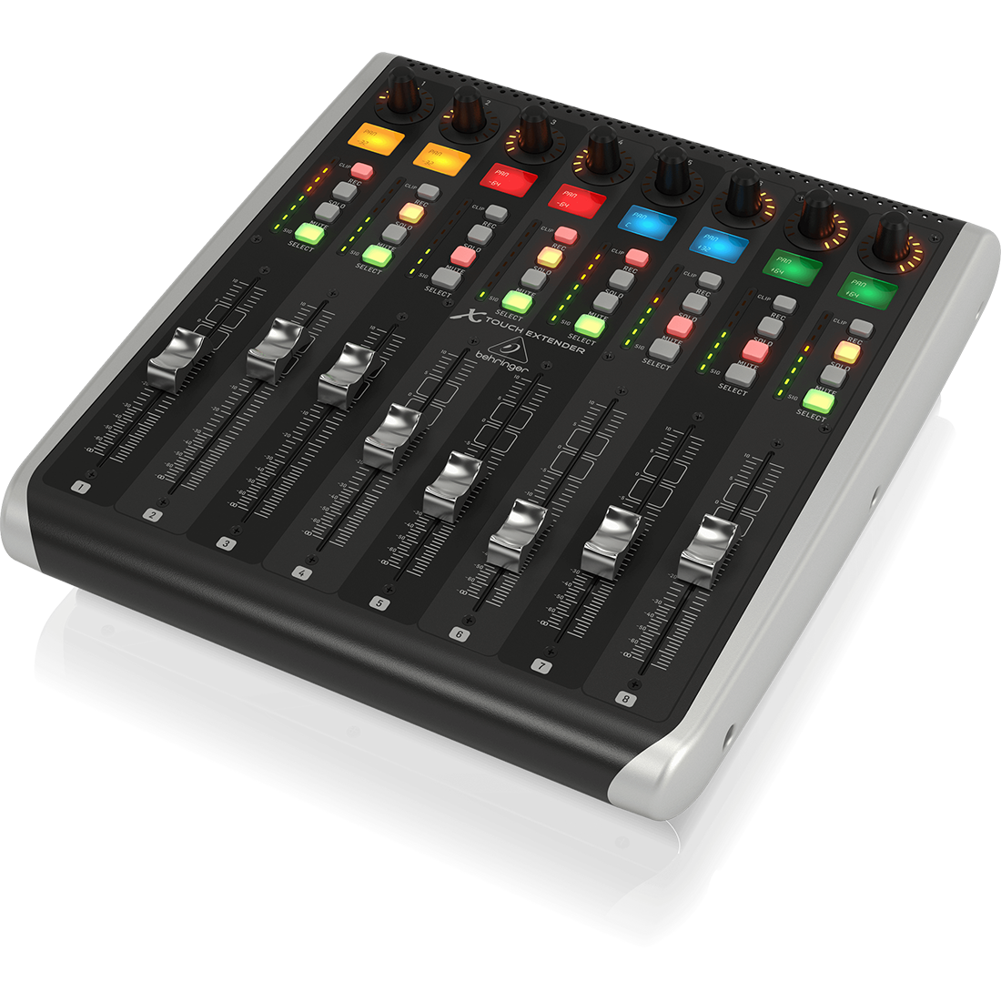 Behringer X-Touch Extender with 8 Touch-Sensitive Motor Faders & Ethernet/USB Interfaces