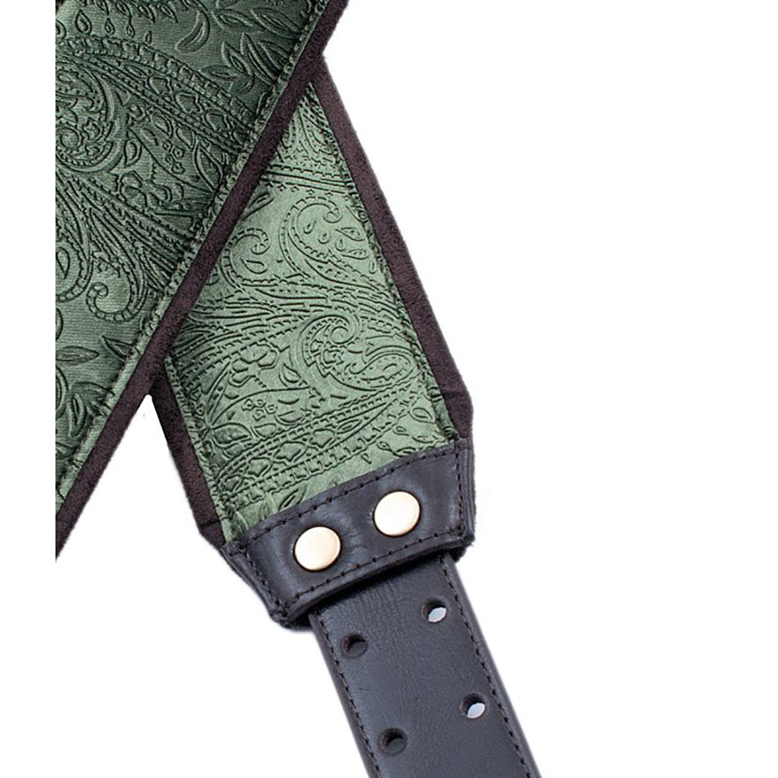 Right On Straps JAZZ Cashmere Green Guitar Strap