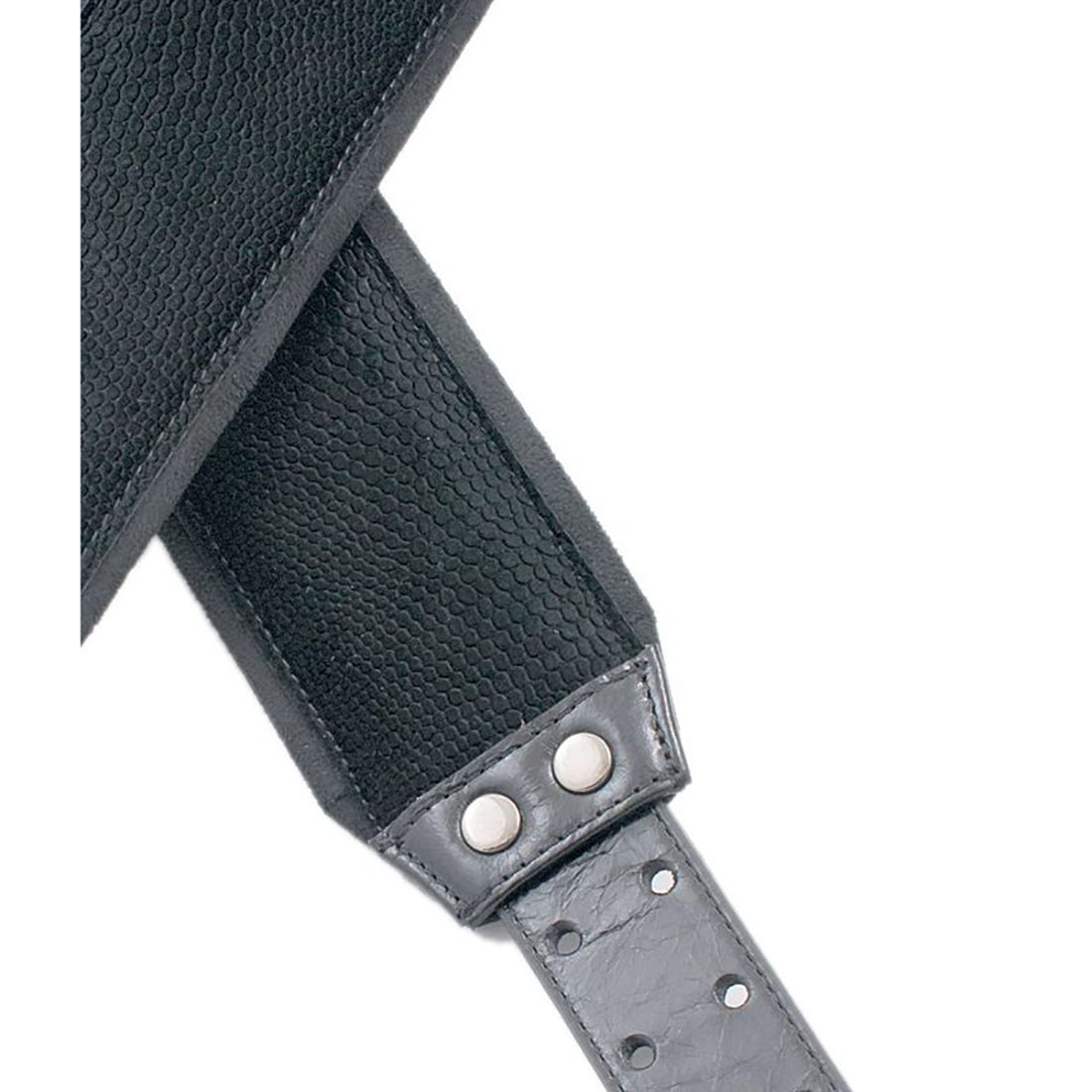 Right On Straps JAZZ Lizard Black Guitar Strap