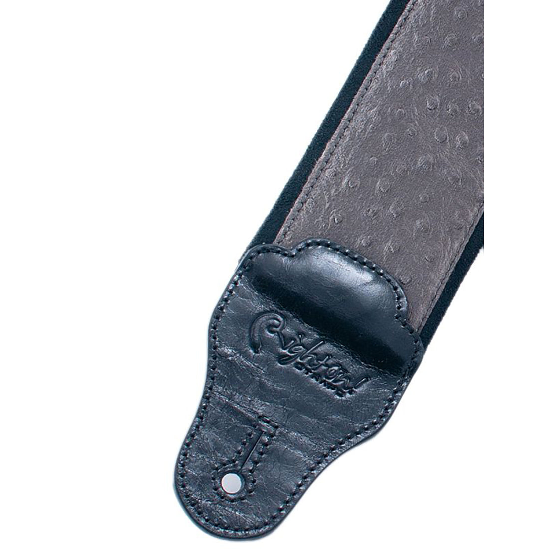 Right On Straps JAZZ Ostrich Taupe Guitar Strap