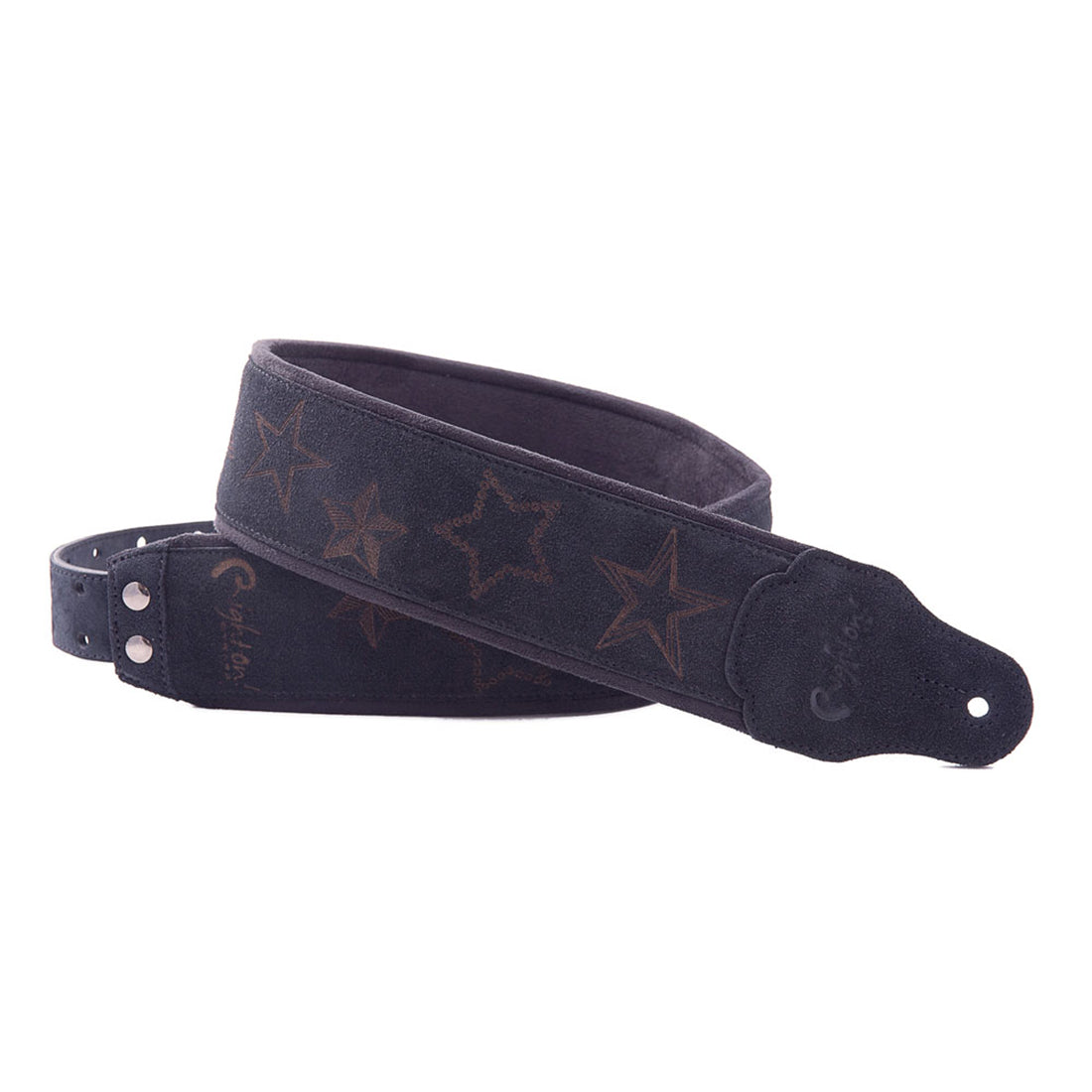 Right On Straps JAZZ Stars Black Guitar Strap