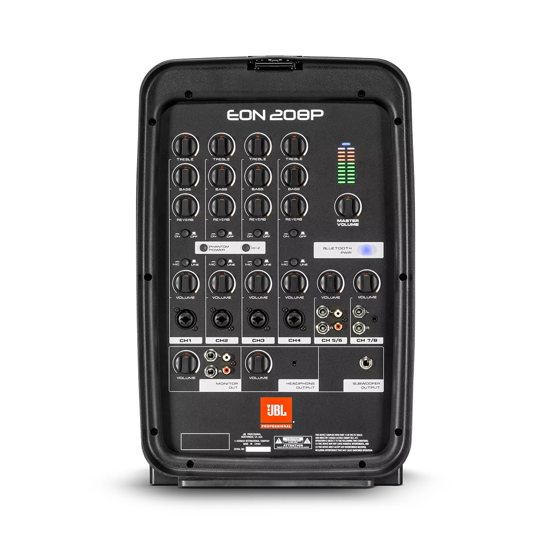 JBL JBL-EON208P JBL EON208P Portable 8 Inch 2-Way PA System with Powered Speaker 8-Channel and Bluetooth