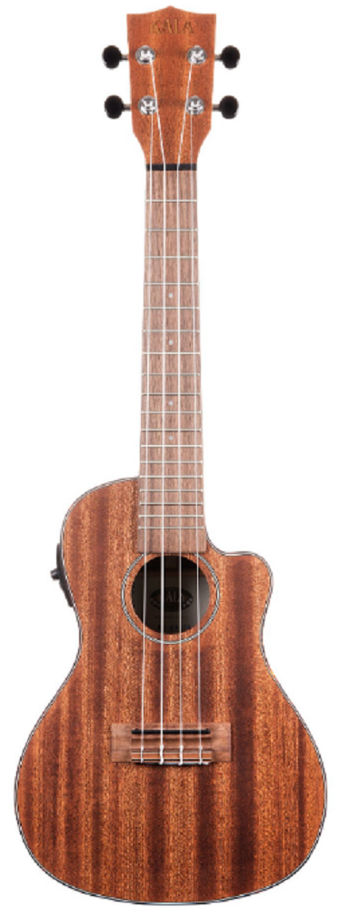 Kala KA-SMHCE-C Solid Wood Concert Cutaway Electric Ukulele