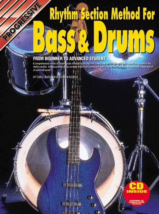 Progressive Rhythm Section Method for Bass and Drums Book