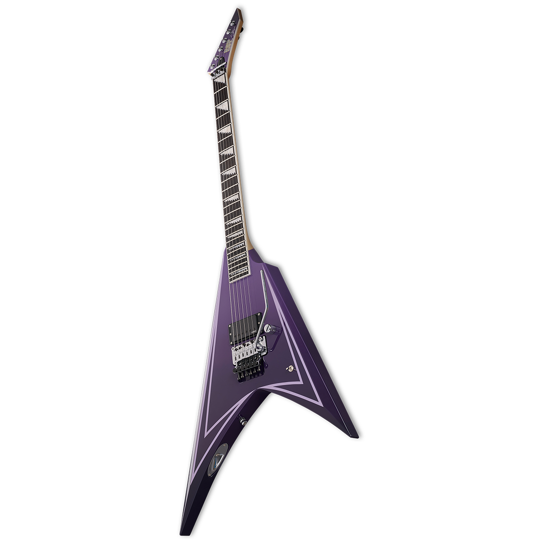 ESP/LTD LALEXI-HEXED Alexi Laiho Signature Purple Fade Electric Guitar with Pinstripes