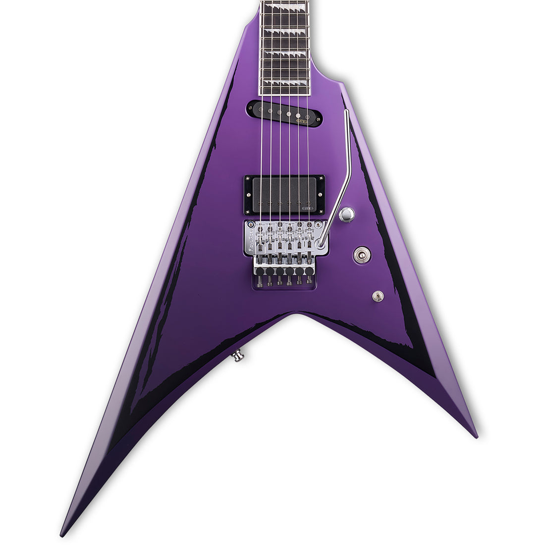 ESP/LTD LALEXI-RIPPED Purple Satin Fade with Ripped Pinstrips Electric Guitar