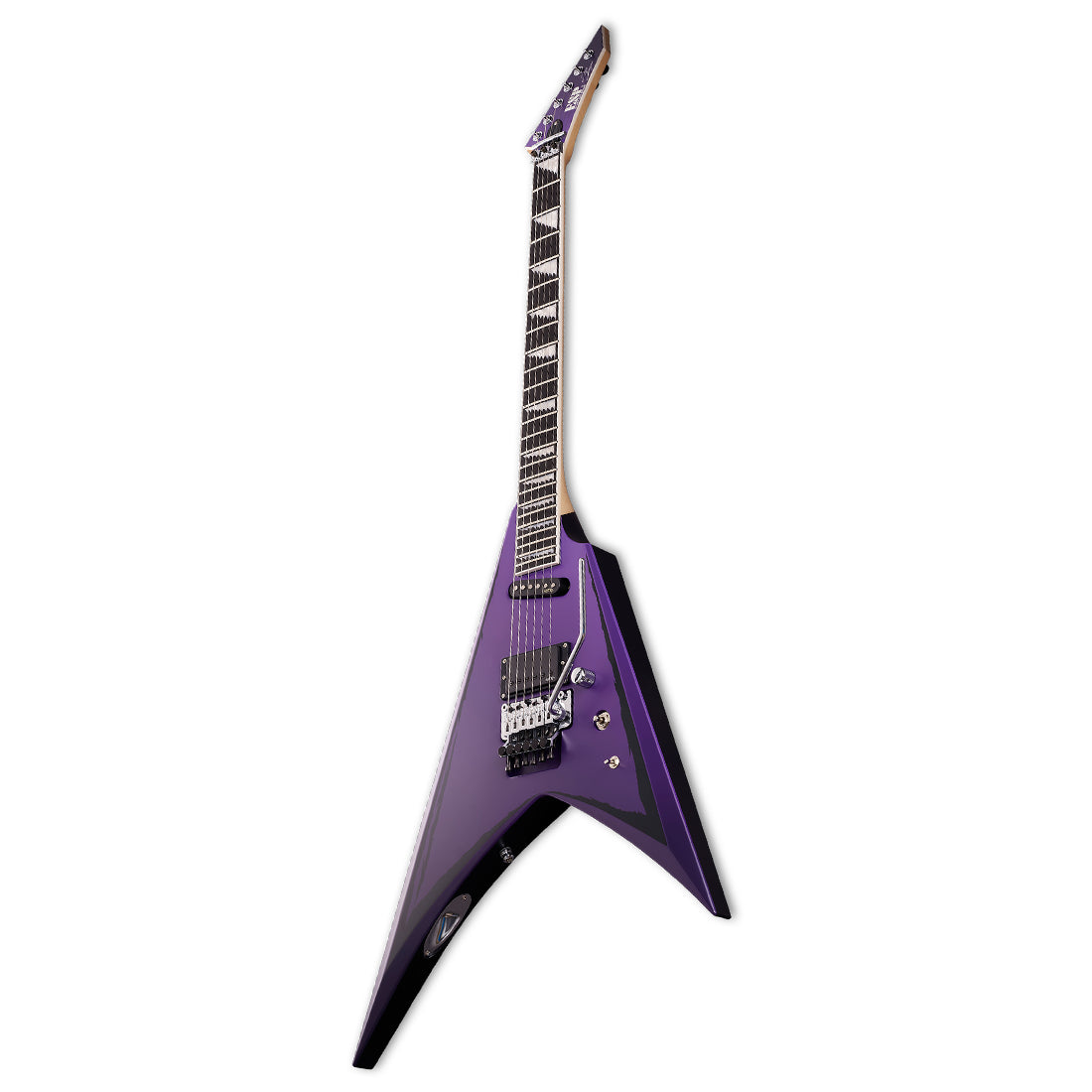 ESP/LTD LALEXI-RIPPED Purple Satin Fade with Ripped Pinstrips Electric Guitar