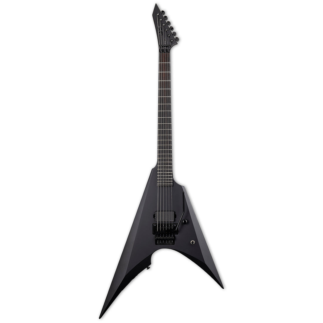 ESP LTD LARROW-BKMBLKS Arrow Black Metal Electric Guitar in Black Satin