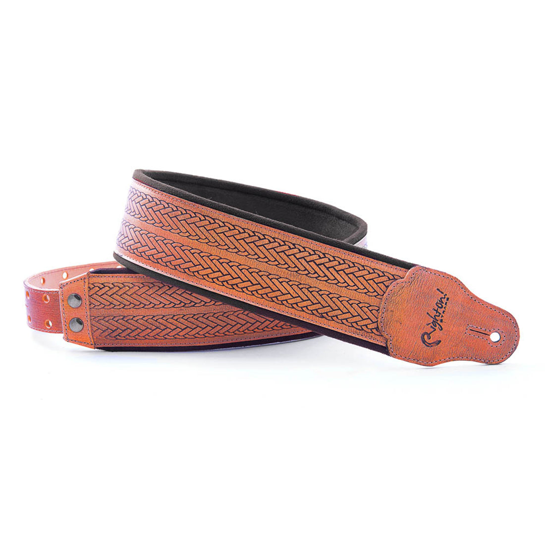 Right On Straps LEATHERCRAFT Tress Woody Guitar Strap