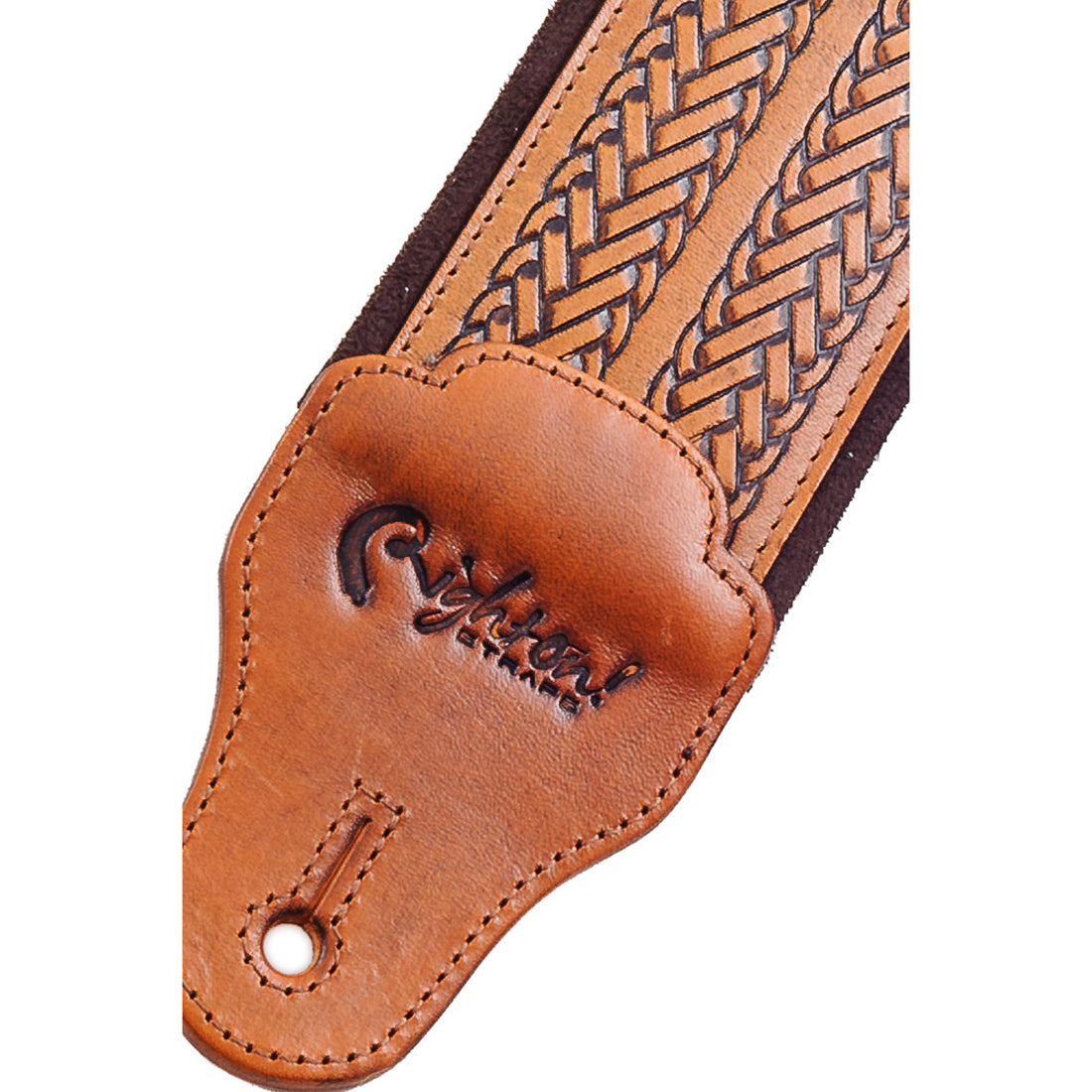 Right On Straps LEATHERCRAFT Tress Woody Guitar Strap