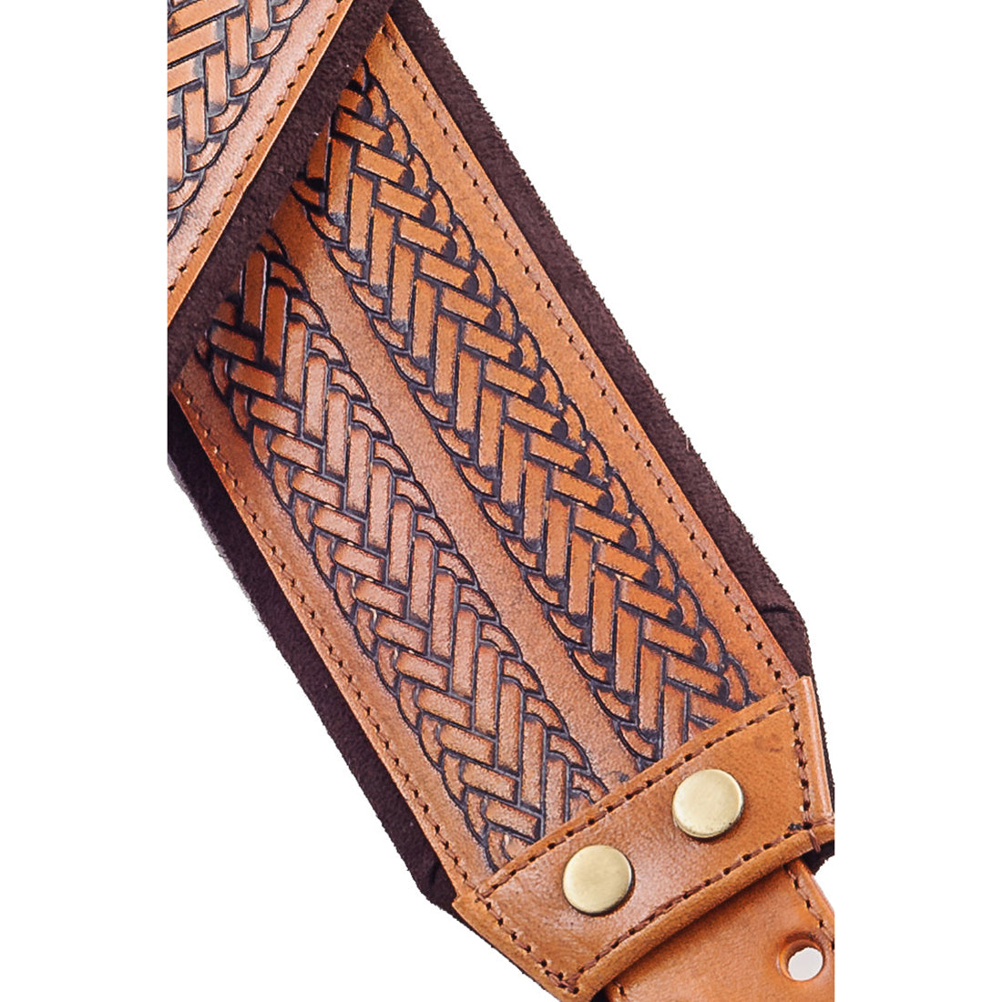 Right On Straps LEATHERCRAFT Tress Woody Guitar Strap