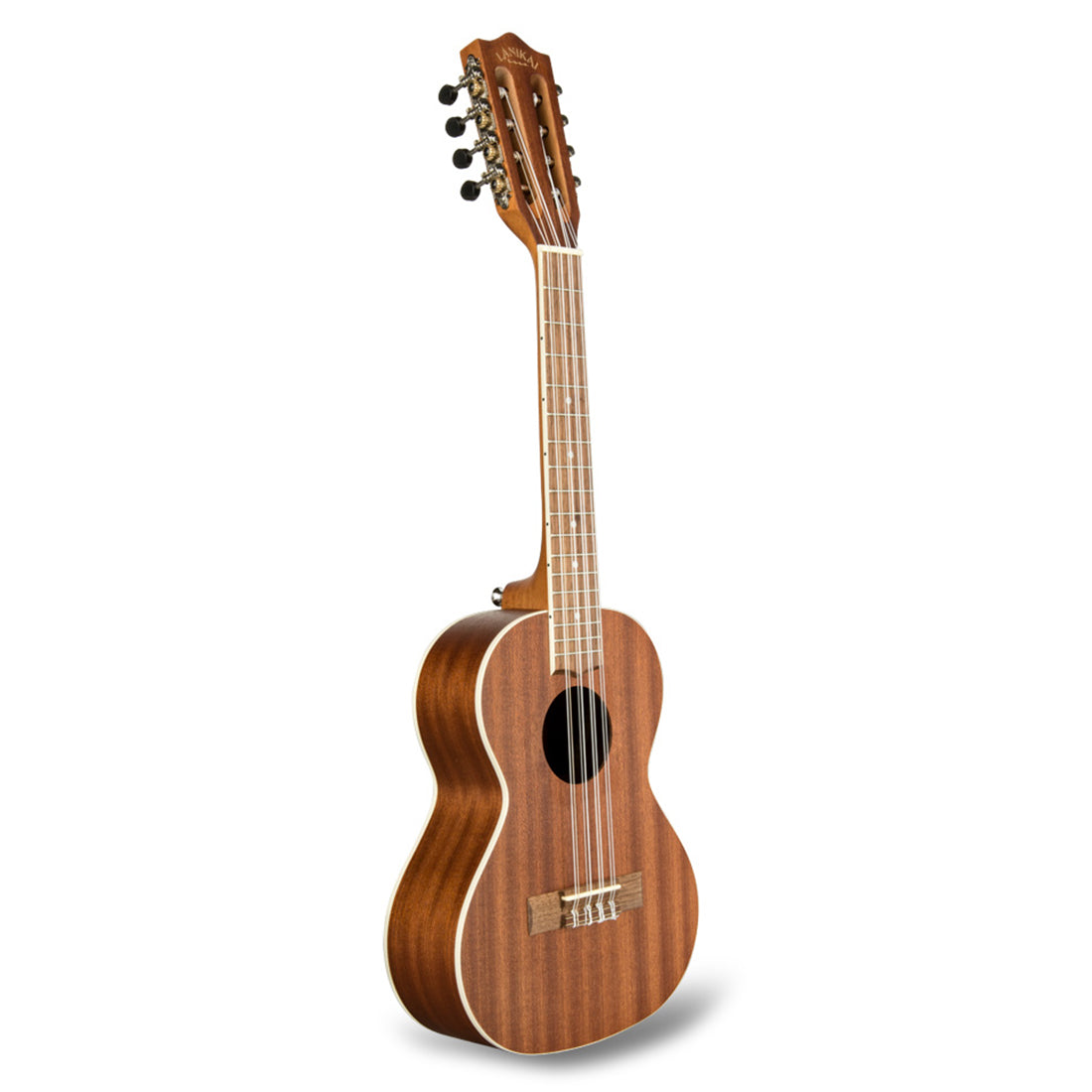 Lanikai Mahogany Series 8-String Tenor Ukulele in Natural Satin Finish with Lanikai Standard Gig Bag