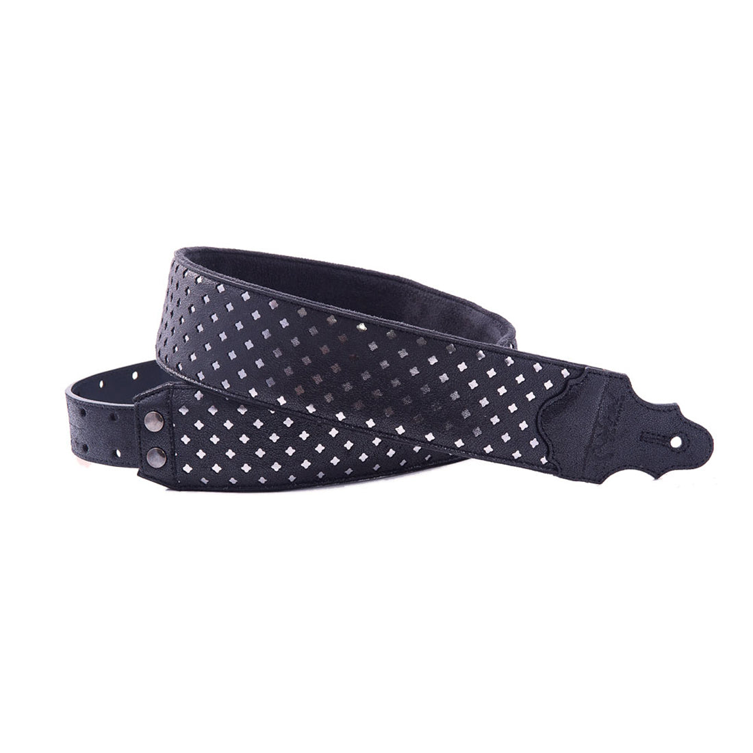 Right On Straps SPARKS Lys Black Guitar Strap