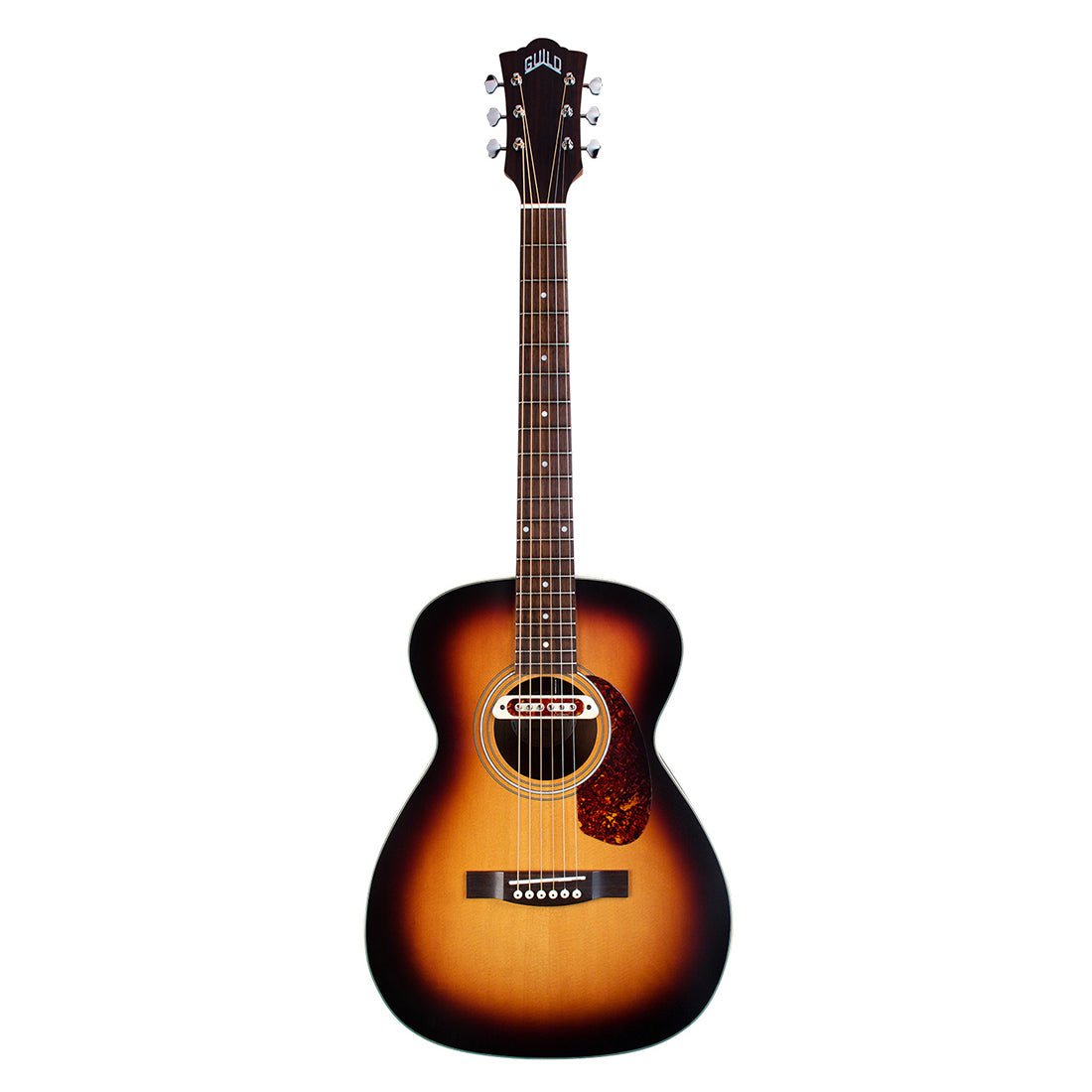 Guild M240E-TR Troubadour Archback Acoustic with Deluxe Bag