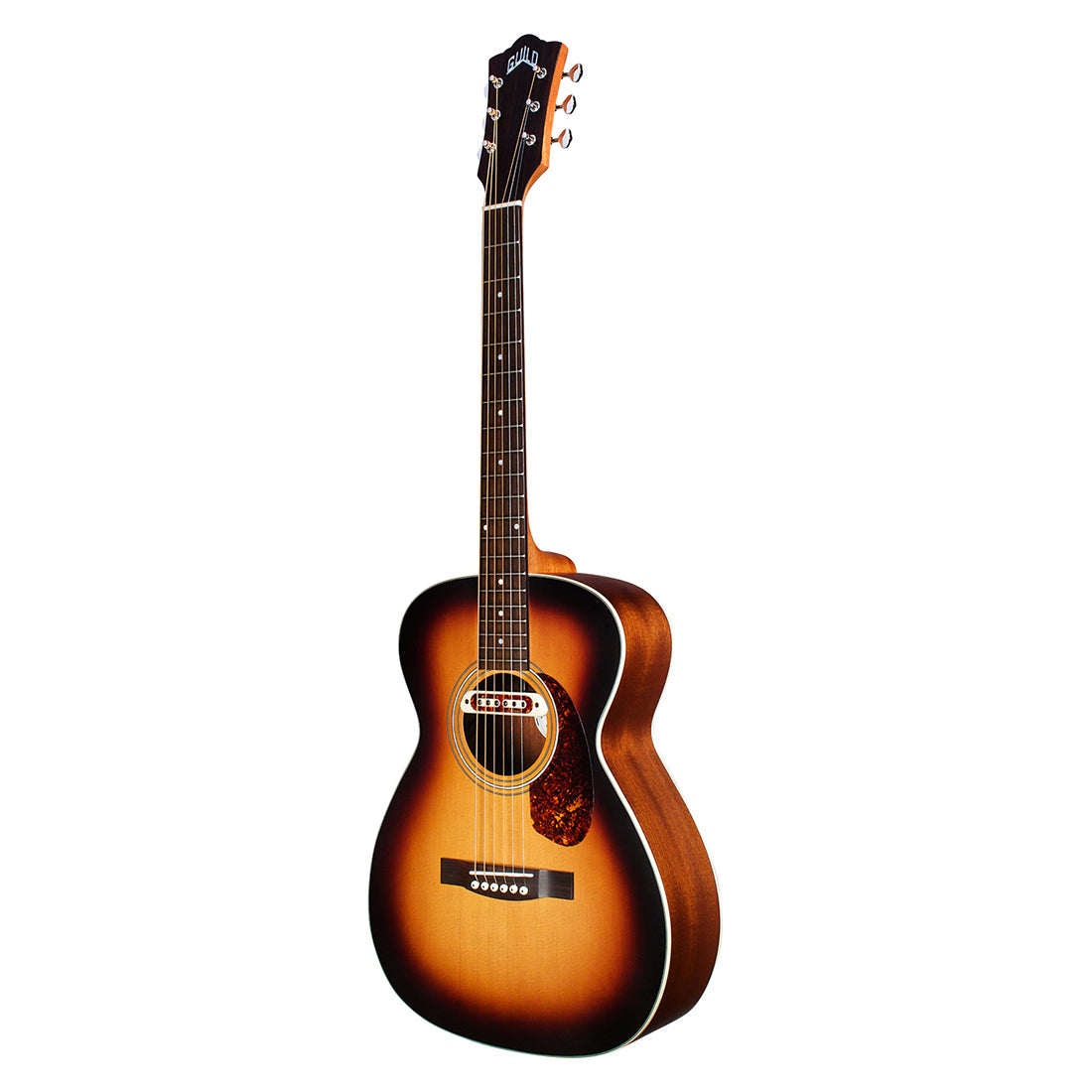 Guild M240E-TR Troubadour Archback Acoustic with Deluxe Bag