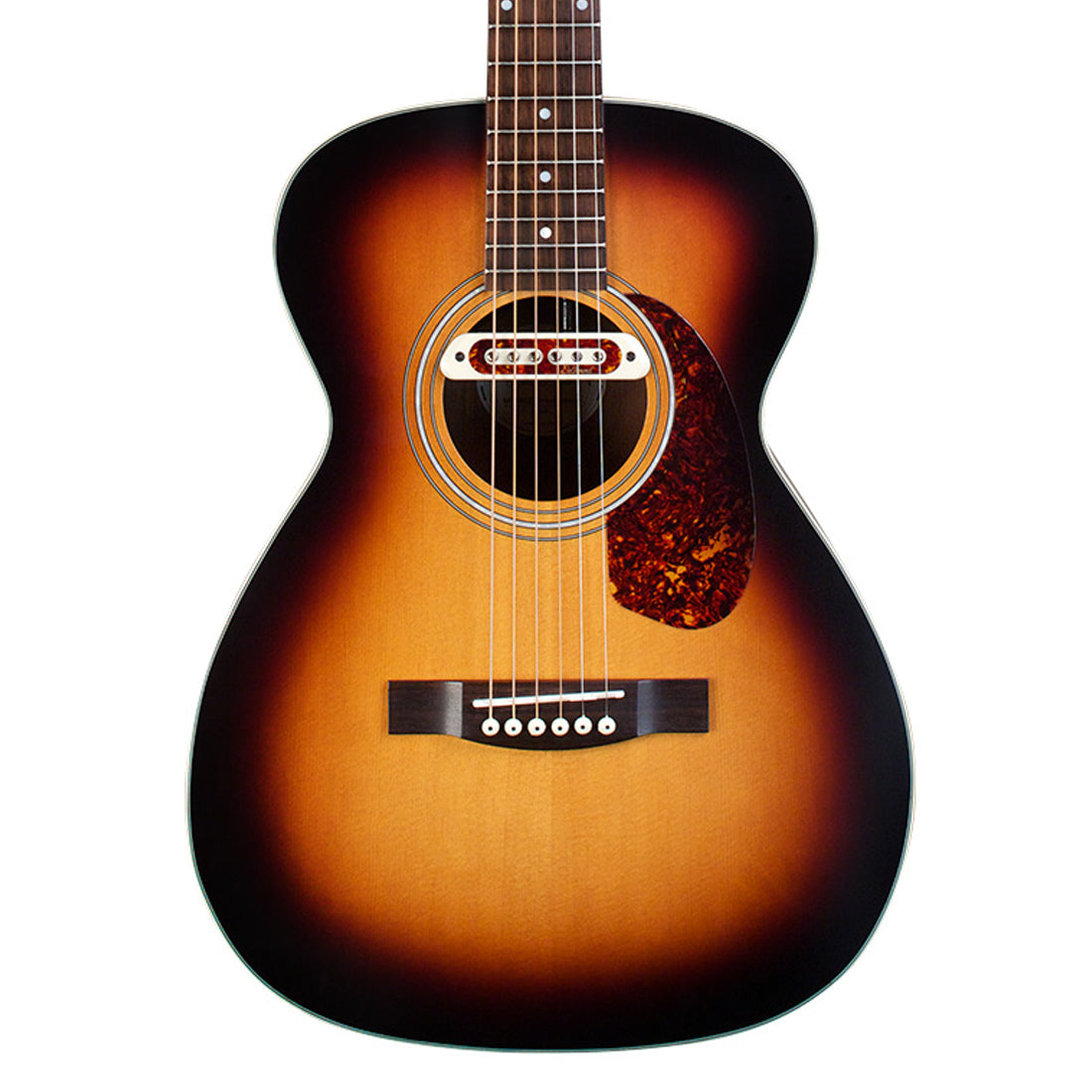 Guild M240E-TR Troubadour Archback Acoustic with Deluxe Bag