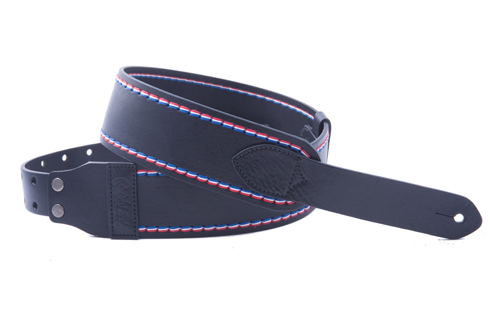 Right On Straps MAGIC60 French Black Guitar Strap