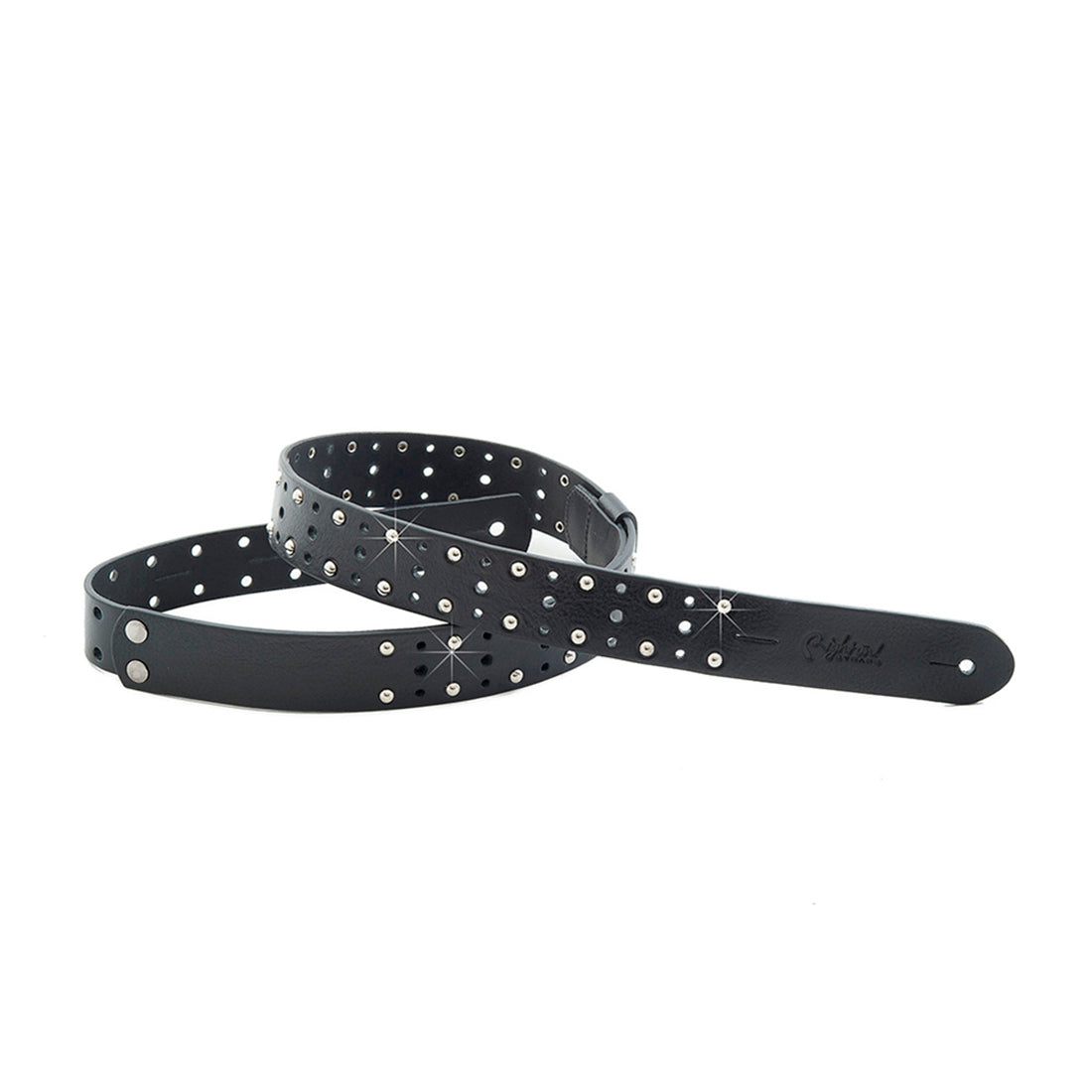 Right On Straps MAGIC40 Headbanger Black Guitar Strap