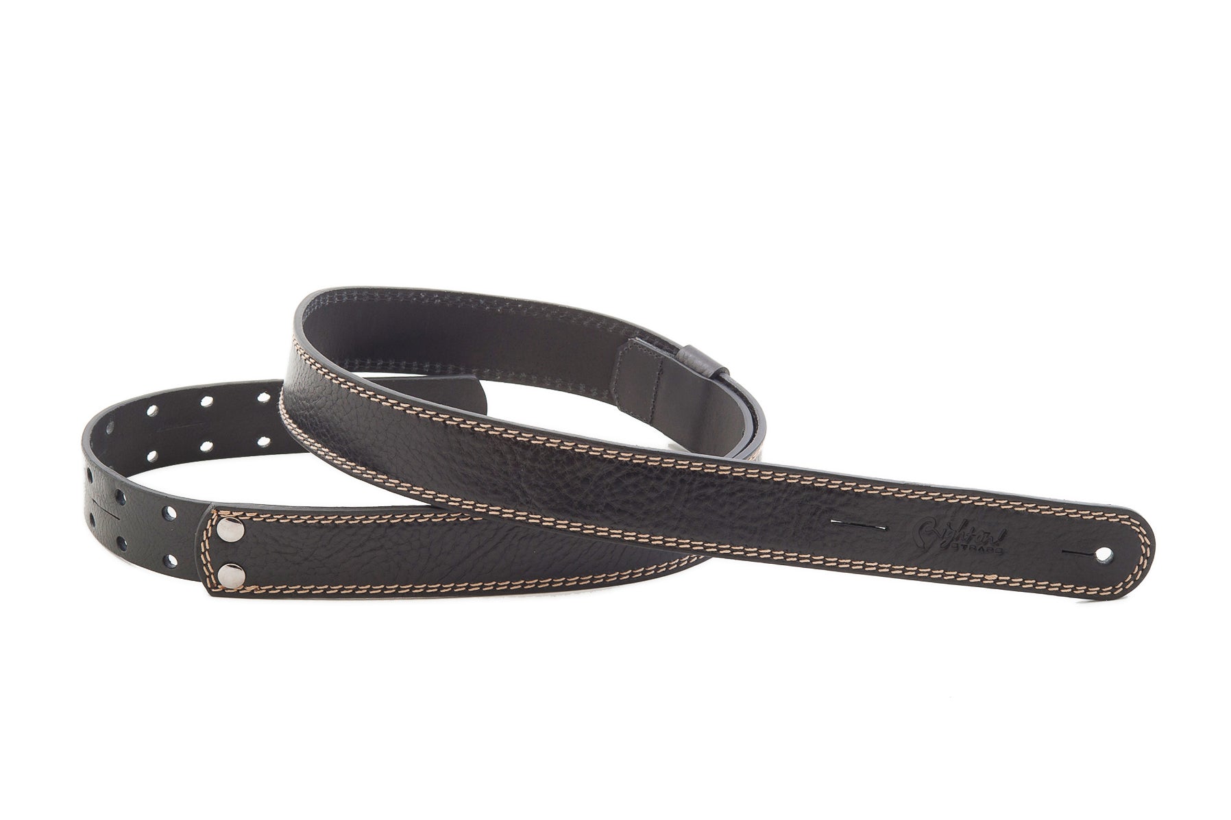 Right On Straps MAGIC40 Railway Black Guitar Strap