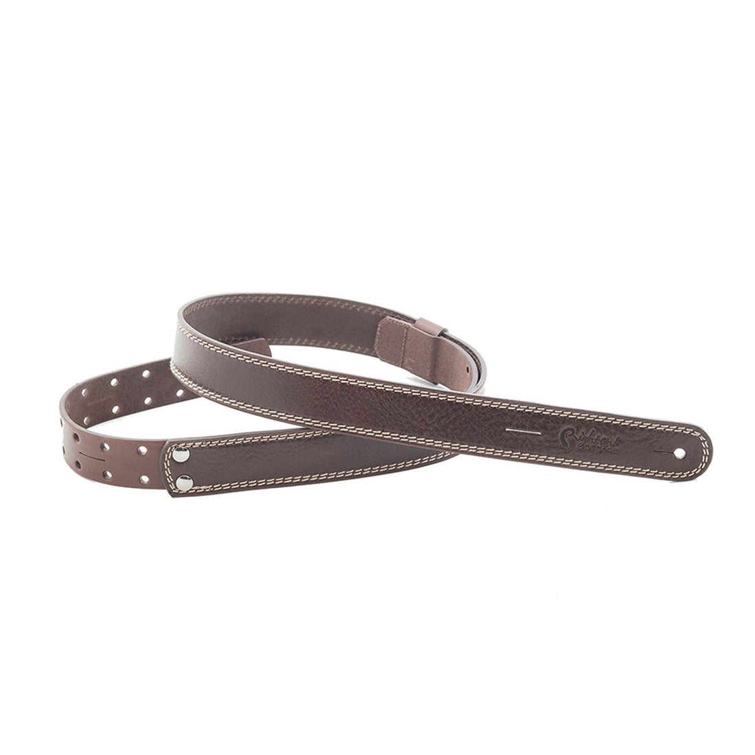 Right On Straps MAGIC40 Railway Brown Guitar Strap