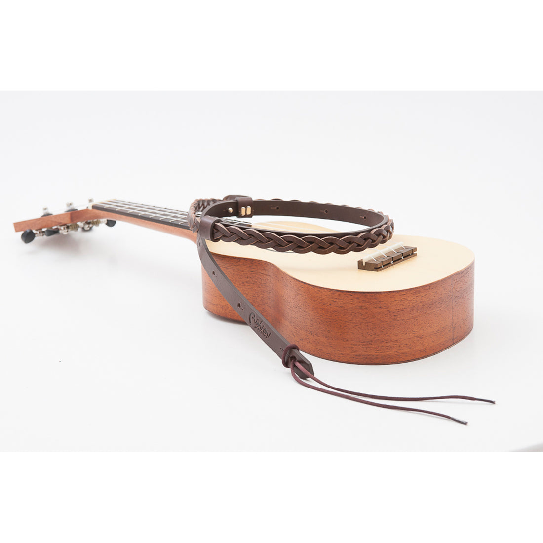 Right On Straps UKE-MANDOLINE Plait BrownStrap