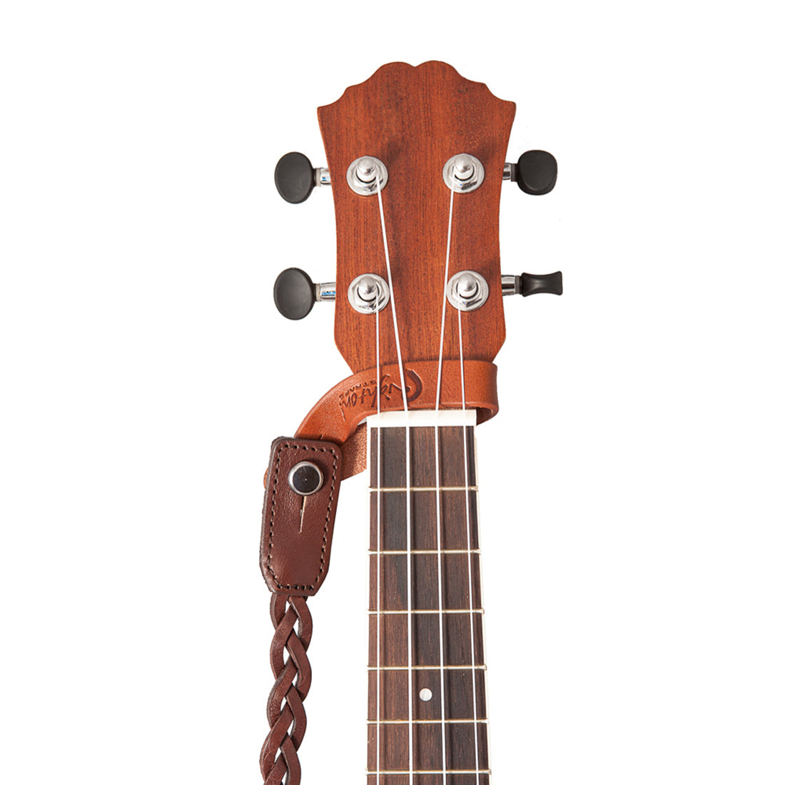 Right On Straps UKE-MANDOLINE Plait BrownStrap