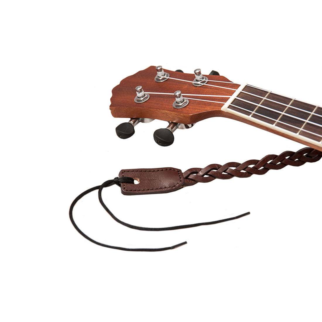 Right On Straps UKE-MANDOLINE Plait BrownStrap