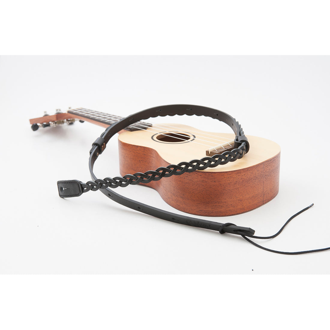 Right On Straps UKE-MANDOLINE Plait BlackStrap