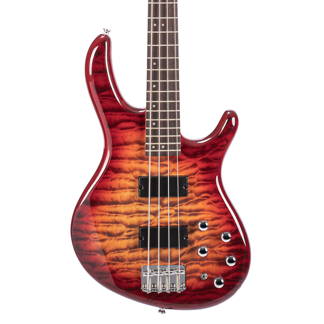 Cort MB-1 Cherry Red Sunburst Action Deluxe Plus Bass Guitar