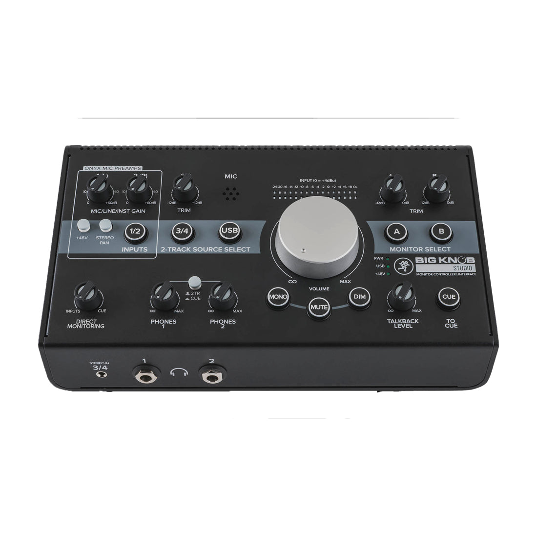 Mackie MK-BIG-KNOB-S 3x2 Studio Monitor Controller | 192kHz USB I/O