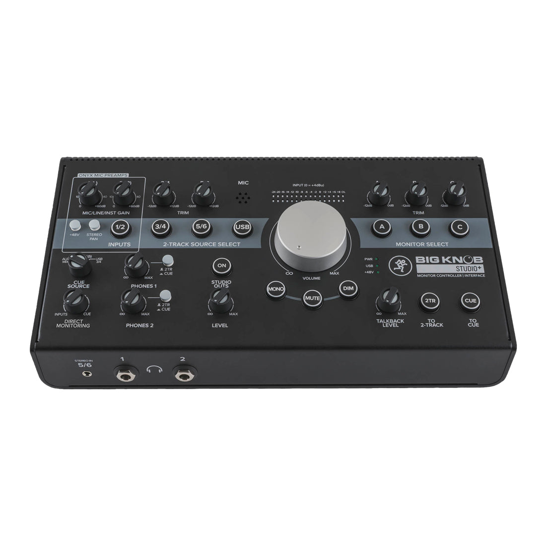 Mackie MK-BIG-KNOB-S+ 4x3 Studio Monitor Controller | 192kHz USB I/O