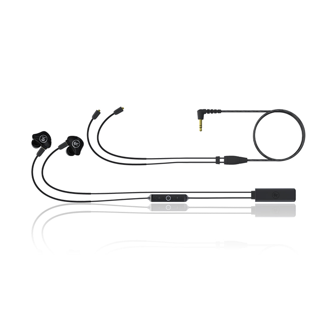 Mackie MK-MP-120 BTA Single Dynamic Driver Professional In-Ear Monitors with Bluetooth� Adapter