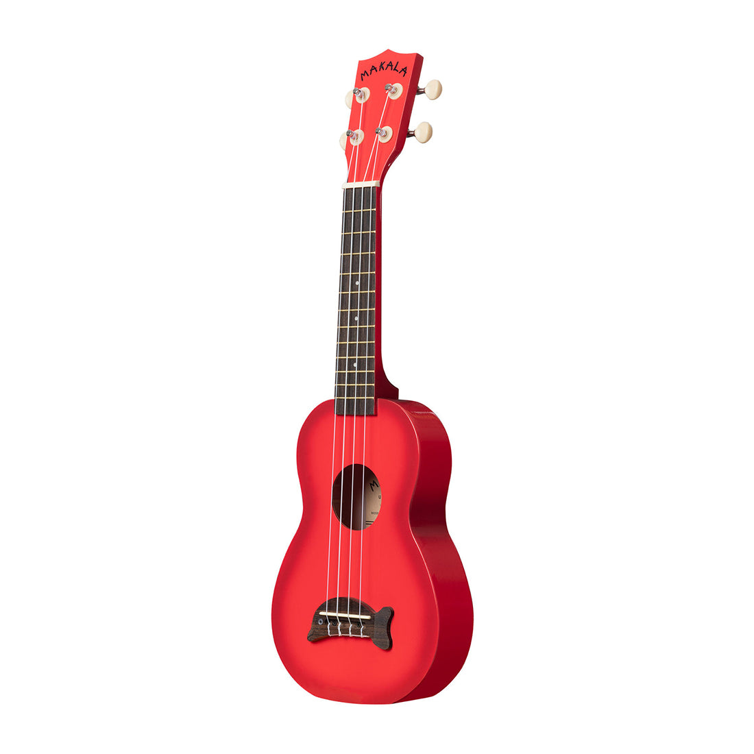 Makala MK-SD/CAR Dolphin Bridge Sparkle Candy Apple Red Gloss Soprano Ukulele