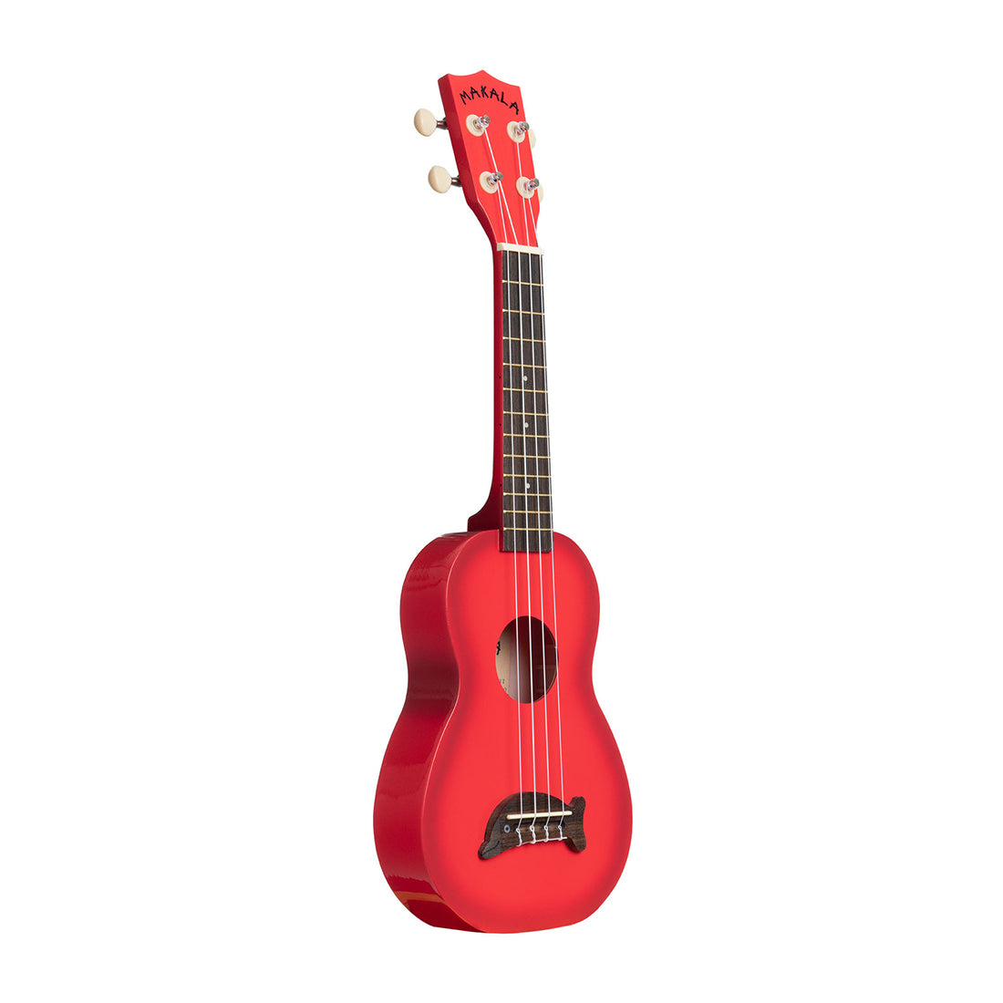 Makala MK-SD/CAR Dolphin Bridge Sparkle Candy Apple Red Gloss Soprano Ukulele