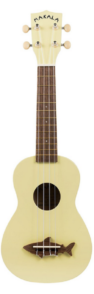 Makala Shark Bridge Yellow Coral Soprano Ukulele