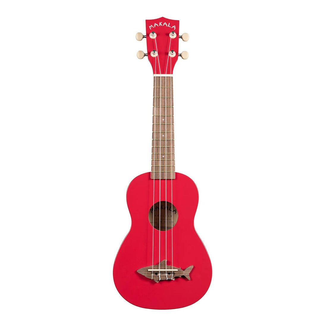 Makala MK-SS/RED Shark Bridge Red Sea Soprano Ukulele