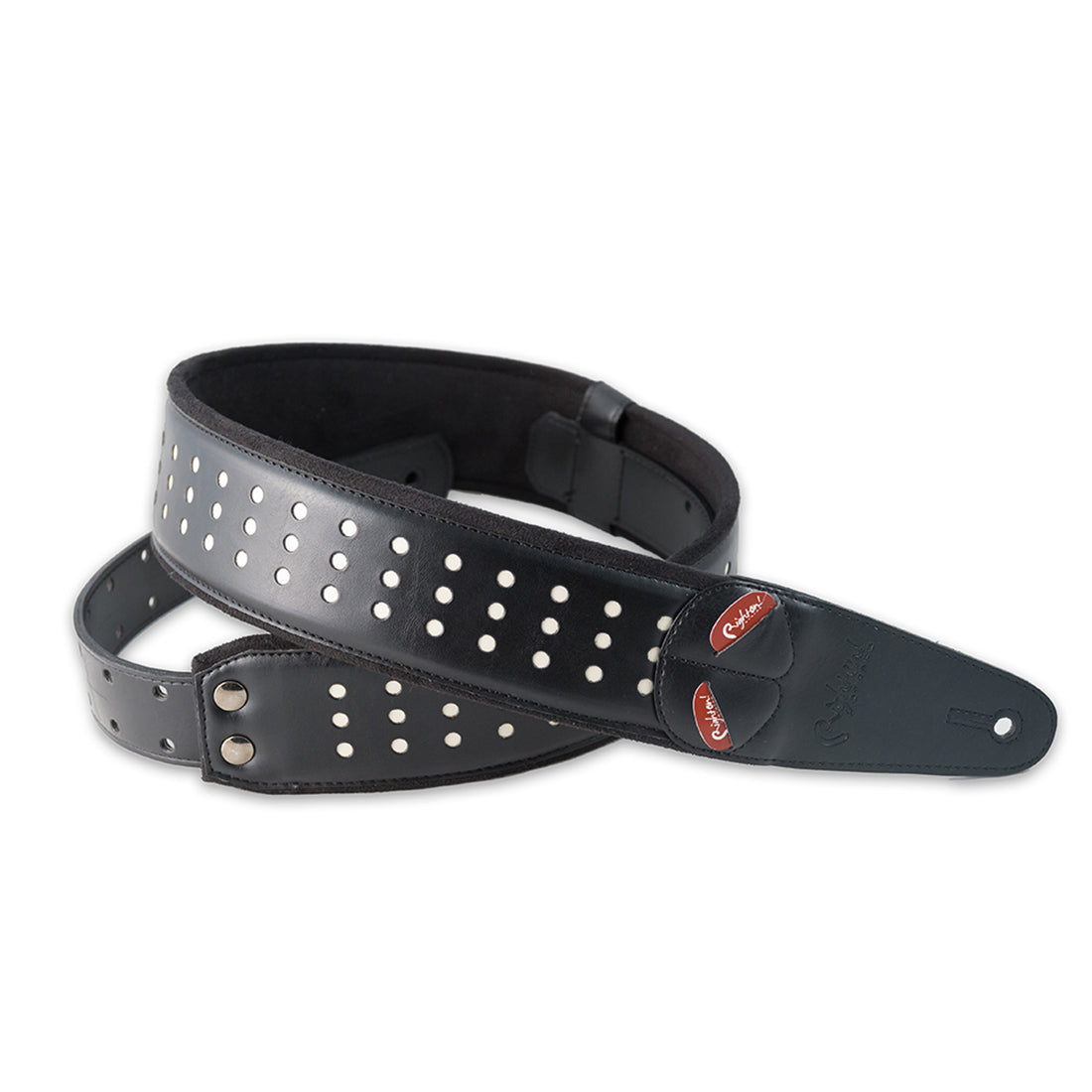 Right On Straps MOJO Holes Black Guitar Strap