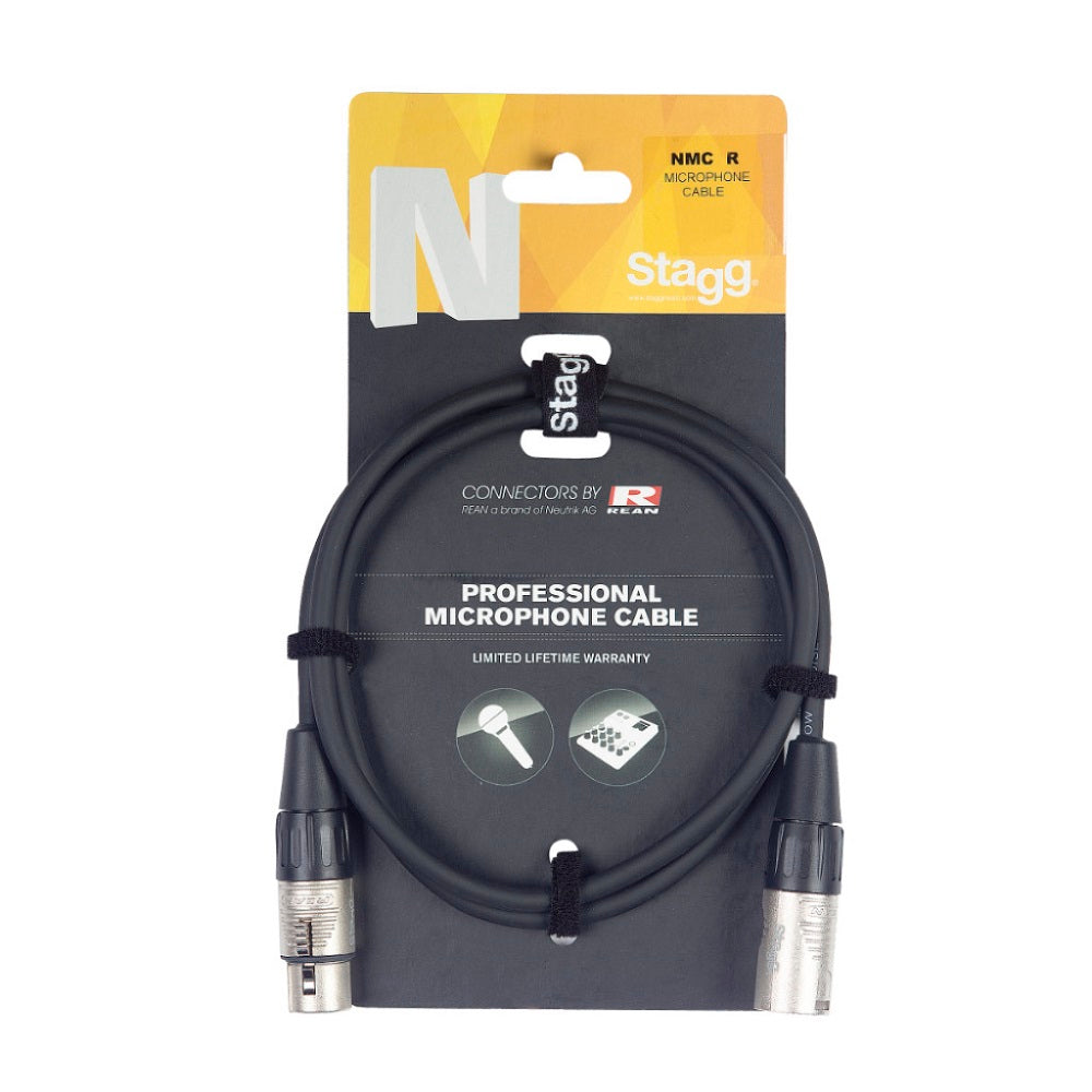 Stagg NMC1R Microphone Cable N-Series XLR to XLR (m to f) 10m