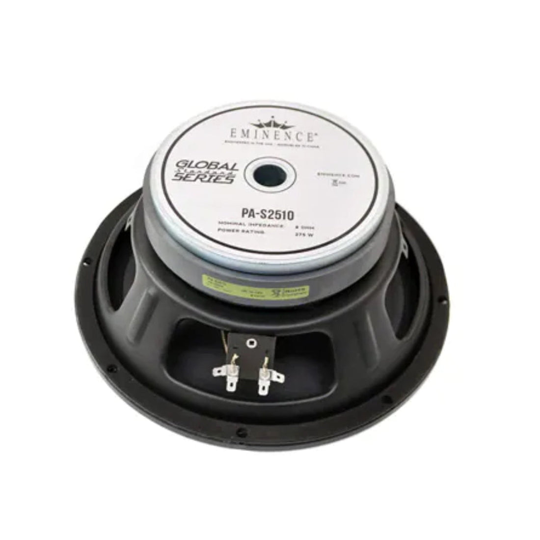 Eminence PA-S2510 275w 8 Ohm 10In Speaker